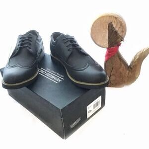 Members Only Wing Tip Oxfords Shoes Men's Dress Comfort Bedford Black 12 NWB